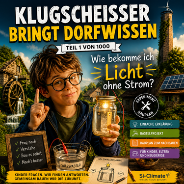 Klugscheißer bringt Dorfwissen - Teil 1 - Wie bekomme ich Licht ohne Strom?
