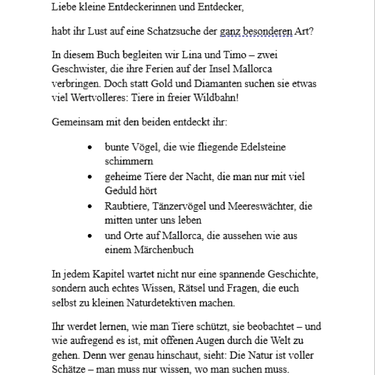 Die Insel-Detektive Auf Schatzsuche in Mallorcas Tierwelt (digital PDF)