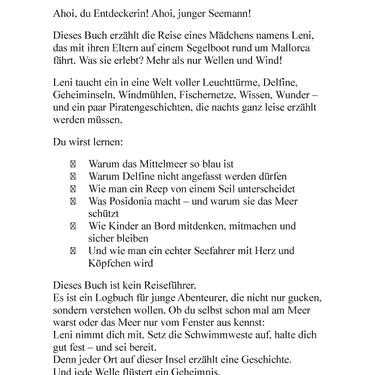 Piratin Leni segelt um Mallorca - Wissen, Wind & Wellen Printausgabe