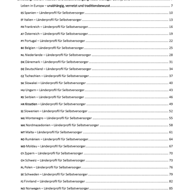 Ratgeber Selbstversorgung - Traditionen erhalten – Wissen bewahren – Europaweit! Printausgabe