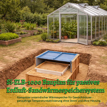 Sí-ELB-1000 – Construction plan for passive ground-source heat storage system DE