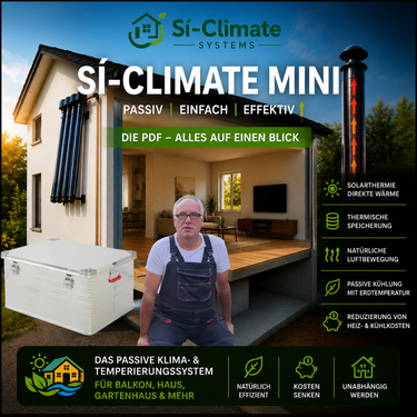 Sí-Climate Mini (DIY Kit) – The Balcony Power Plant 2.0 for Heating & Passive Cooling