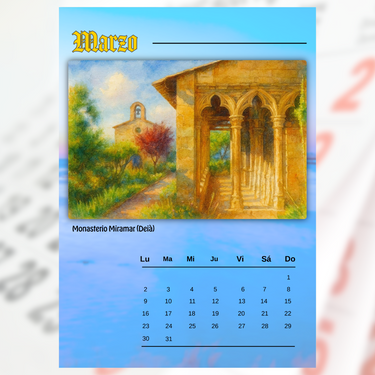 Klöster auf Mallorca – Monatskalender 2026